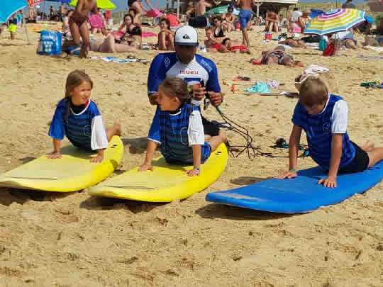 Cours de surf