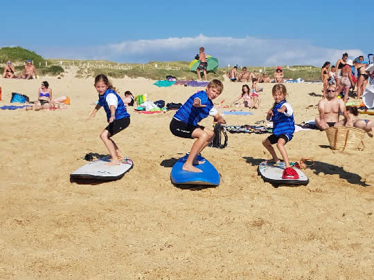 Cours de surf