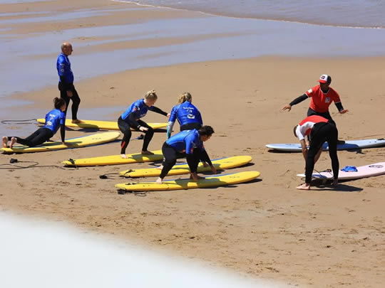 Cours de surf